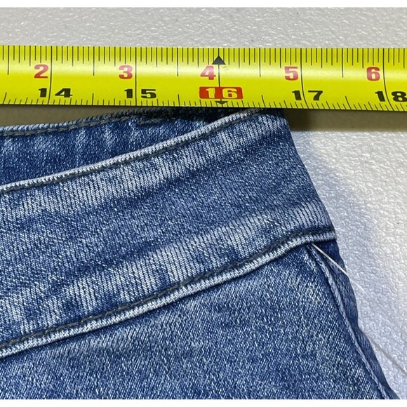 Vervet Blue Womens  Size 16W Cortney Stretch Mom Shorts - Picture 4 of 9